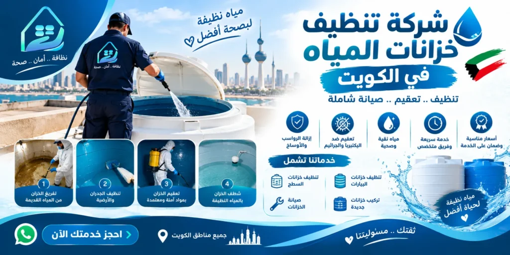شركة تنظيف خزانات المياه الكويت