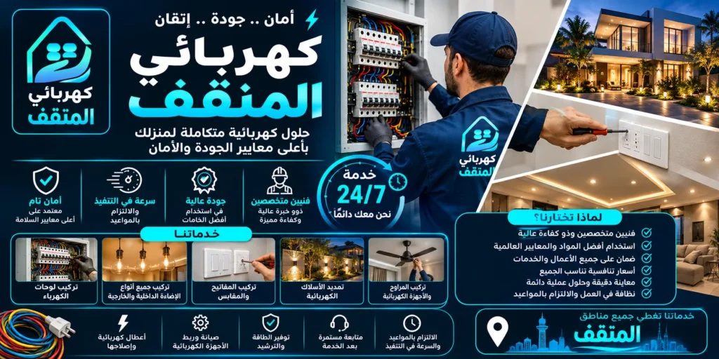 كهربائي منازل المنقف
